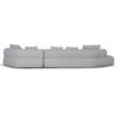 CLC10867-FS Left Chaise Corner Sofa - Noah Silver Lining