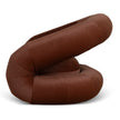 CLC10868-FS Swivel Armchair - Burnt Brown