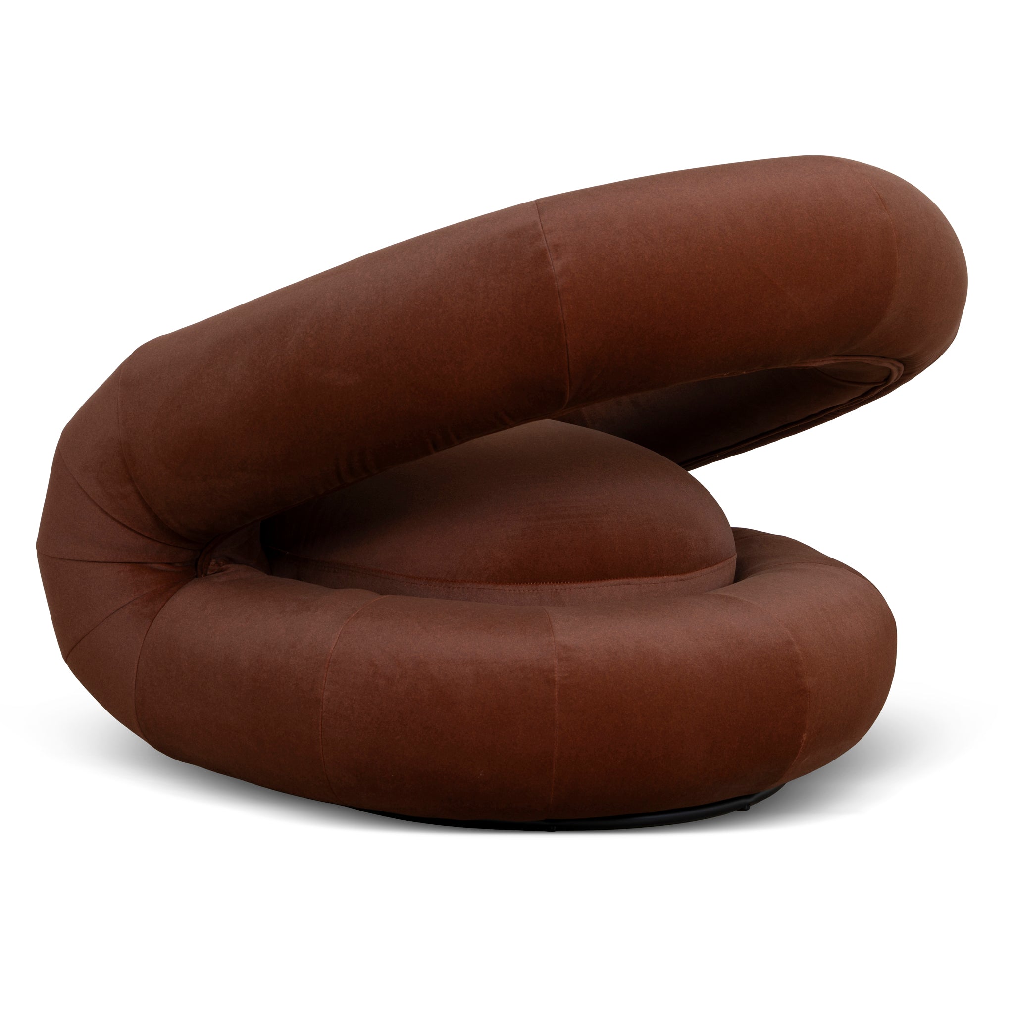 CLC10868-FS Swivel Armchair - Burnt Brown