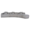 CLC10872-FS Right Chaise Modular Sofa - Mushroom Beige