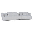 CLC10875-KJ Right Chaise Sofa - Almond Beige