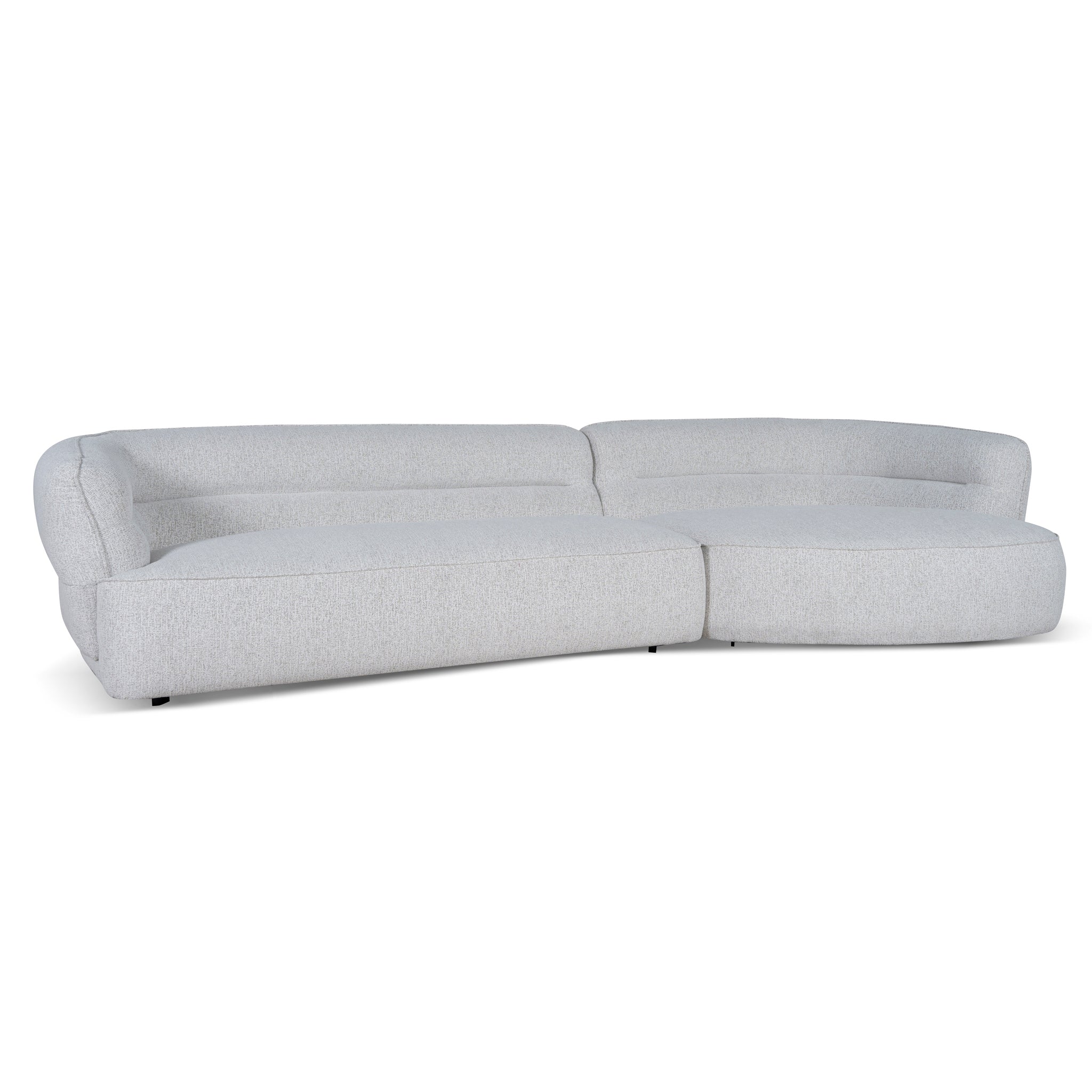 CLC10875-KJ Right Chaise Sofa - Almond Beige