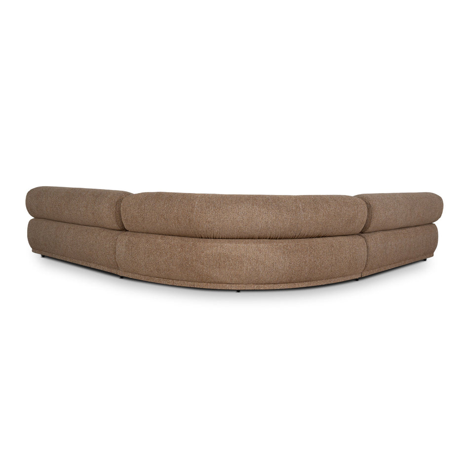 CLC10887-KJ Modular Corner Sofa - Almond Brown