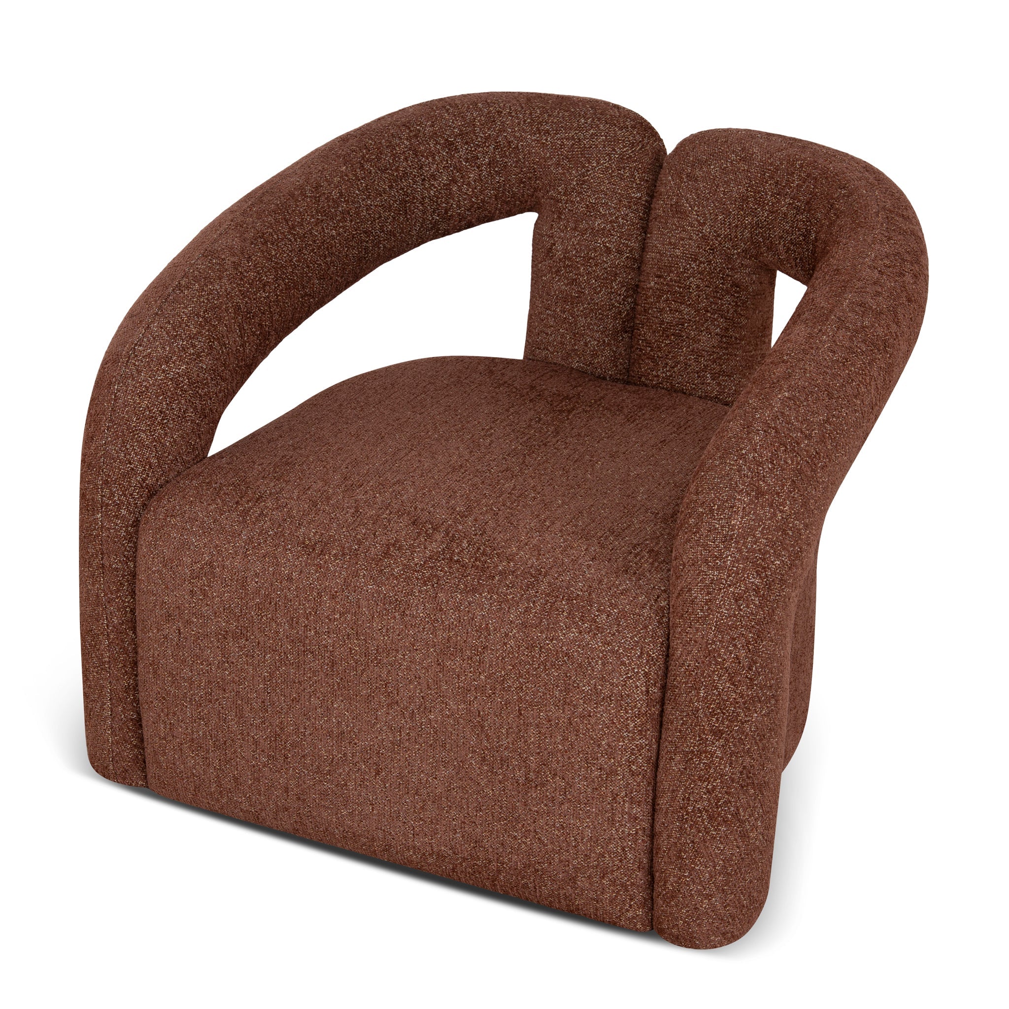 CLC10916-CA Fabric Armchair - Warm Brown