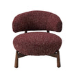 CLC10932-OLS Fabric Lounge Chair - Autumn Red