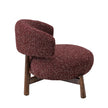 CLC10932-OLS Fabric Lounge Chair - Autumn Red