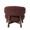 CLC10932-OLS Fabric Lounge Chair - Autumn Red