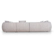CLC12401-AE 4 Seater Right Chaise Sofa - Plush Spec Brown