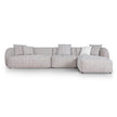 CLC12401-AE 4 Seater Right Chaise Sofa - Plush Spec Brown
