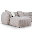 CLC12403-AE 4 Seater Left Chaise Sofa - Plush Spec Brown