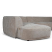 CLC12405-AE 4 Seater Left Chaise Sofa - Lila Beige