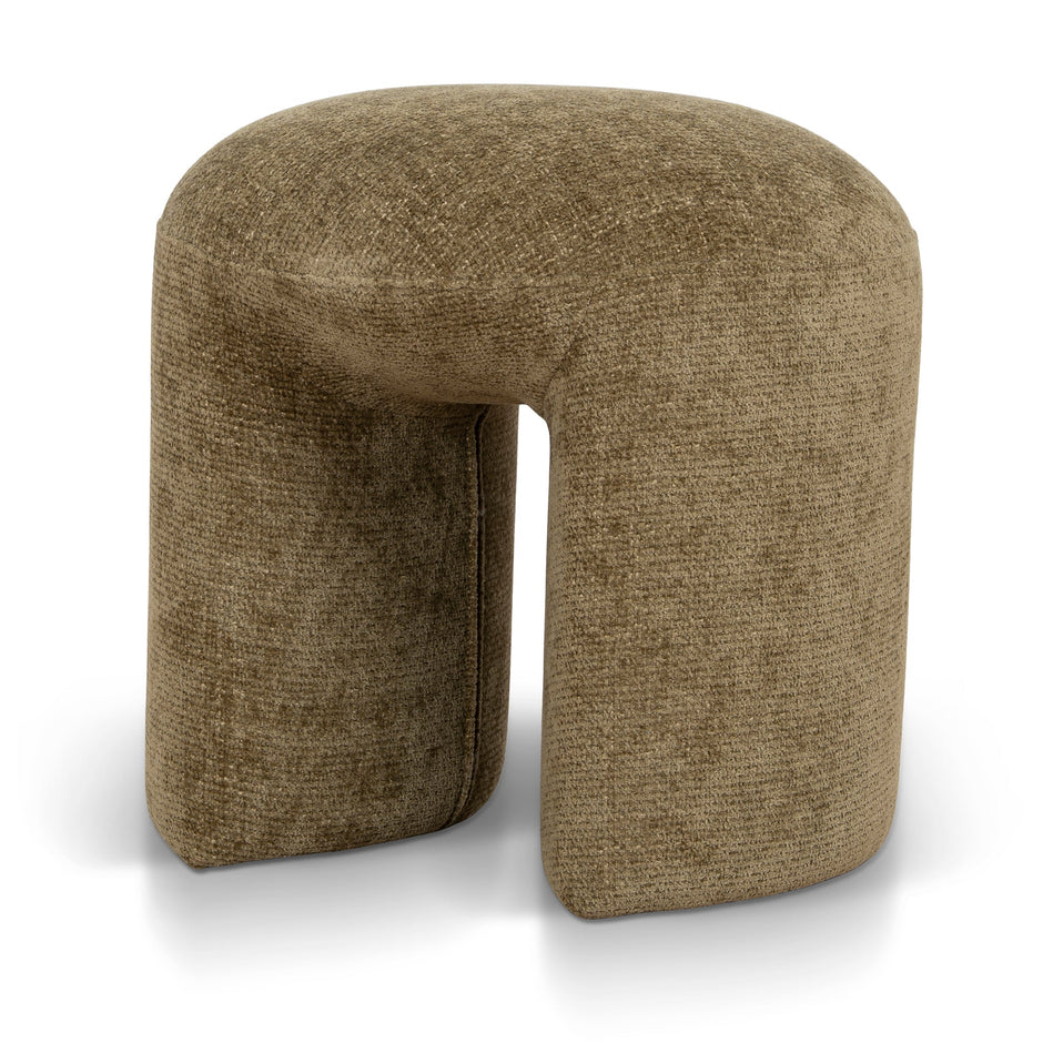 CLC12424-YY Round Ottoman - Lila Olive