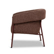 CLC12432-CI Dark Red Armchair - Verona Tawn