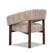 CLC12434-CI Walnut Armchair - Coconut Stripe