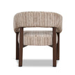 CLC12434-CI Walnut Armchair - Coconut Stripe