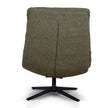 CLC12436-CI Black Lounge Chair - Verona Olive