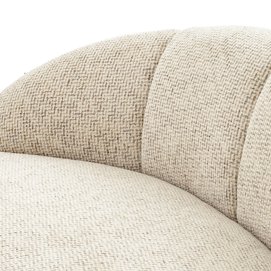 CLC12547-IG 3 Seater Sofa - Honeycomb White