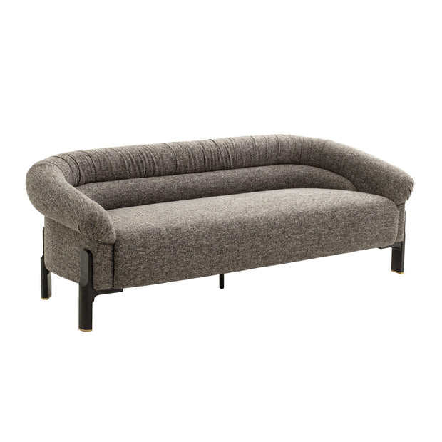 CLC12576-IG Black 3 Seater Sofa - Shadow Grey
