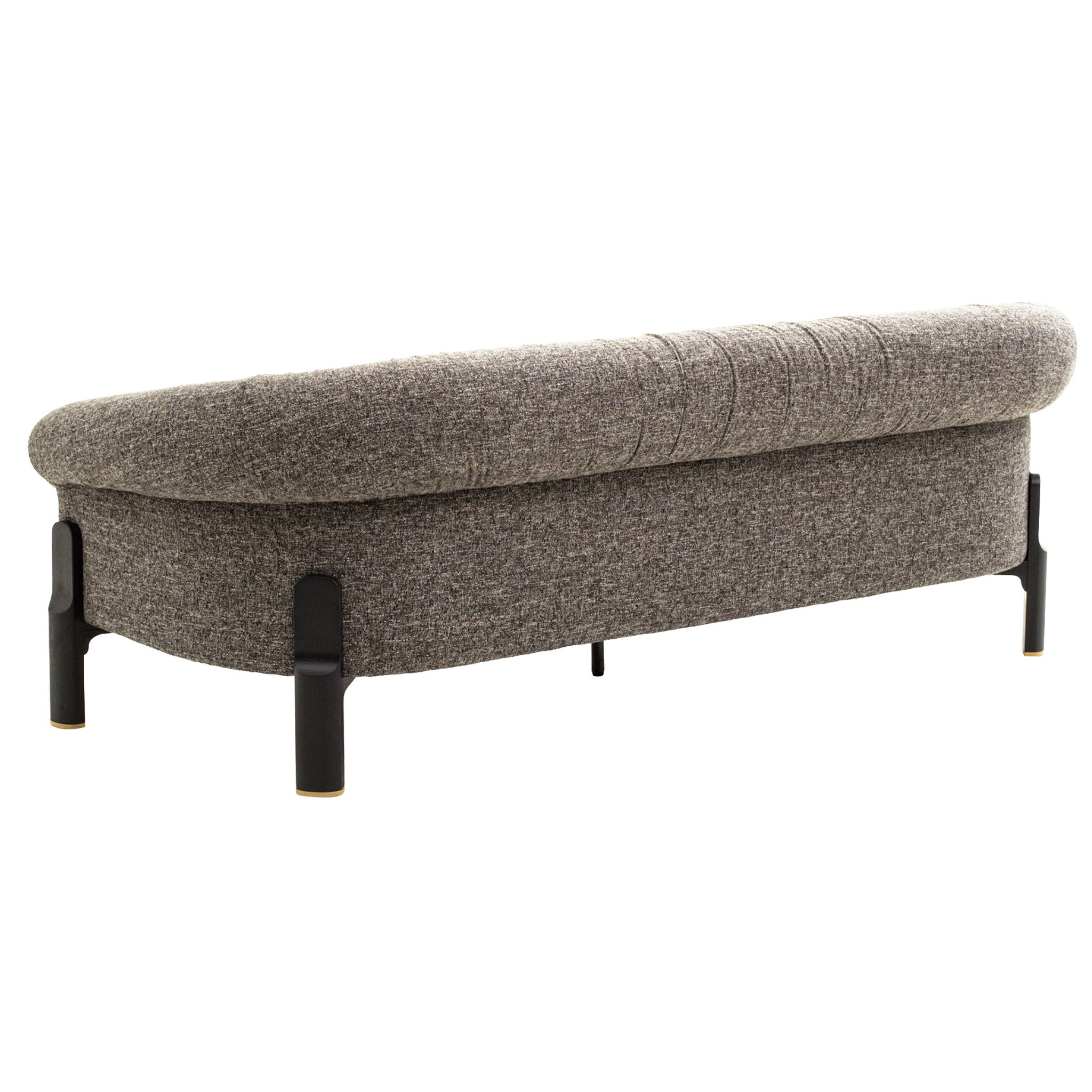 CLC12576-IG Black 3 Seater Sofa - Shadow Grey