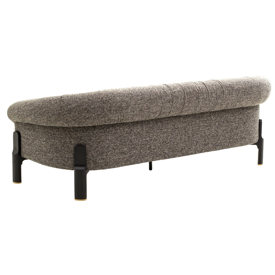 CLC12576-IG Black 3 Seater Sofa - Shadow Grey