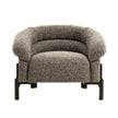 CLC12577-IG Black Armchair - Shadow Grey