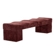 CLC12646-FH 1.8m Ottoman Bench - Lila Burgundy
