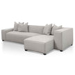 CLC6533-CA 3 Seater Right Chaise Fabric Sofa - Sterling Sand