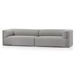 CLC6649-CA 4 Seater Fabric Sofa - Grey