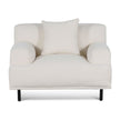 CLC6690-CA Armchair - Ivory White Boucle with Black Legs - Last one