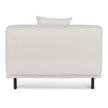 CLC6690-CA Armchair - Ivory White Boucle with Black Legs - Last one