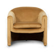 CLC6866-CA Velvet Armchair - Mustard