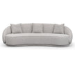 CLC8052-FS 4 Seater Sofa - Ash Grey Boucle