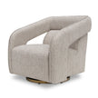 CLC8220-CA Swivel Armchair - Light Grey