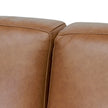CLC8336-KSO 4 Seater Sofa - Caramel Brown Leather