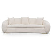 CLC8535-FS 3 Seater Sofa - Ivory White Boucle
