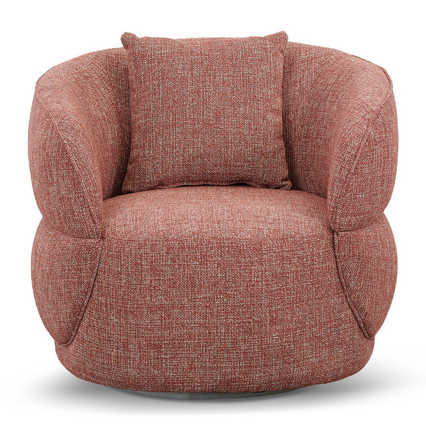 CLC8566-CA Swivel Armchair - Moss Rust Orange