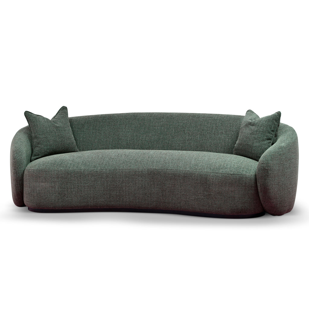 CLC8777-CA 3 Seater Fabric Sofa -  Moss Green