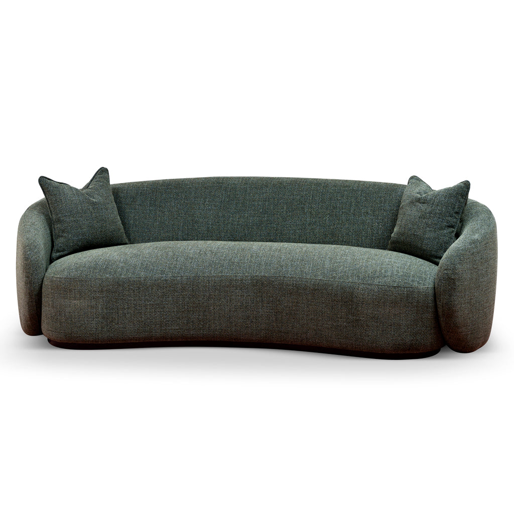 CLC8777-CA 3 Seater Fabric Sofa -  Moss Green