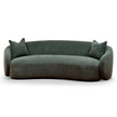 CLC8777-CA 3 Seater Fabric Sofa -  Moss Green