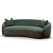 CLC8777-CA 3 Seater Fabric Sofa -  Moss Green