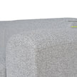 CLC8843-BS 3 Seater Fabric Sofa - Silver Grey Boucle