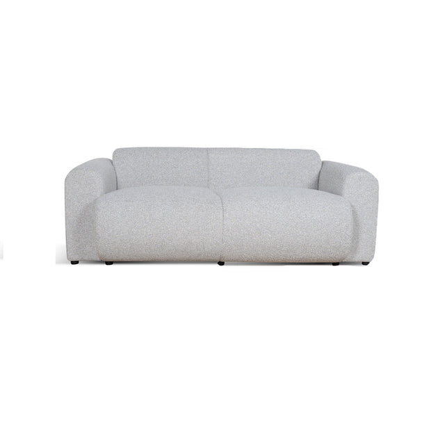 CLC8843-BS 3 Seater Fabric Sofa - Silver Grey Boucle