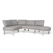 CLS12165-EM 2pcs Outdoor Corner Lounge Set - Light Brown