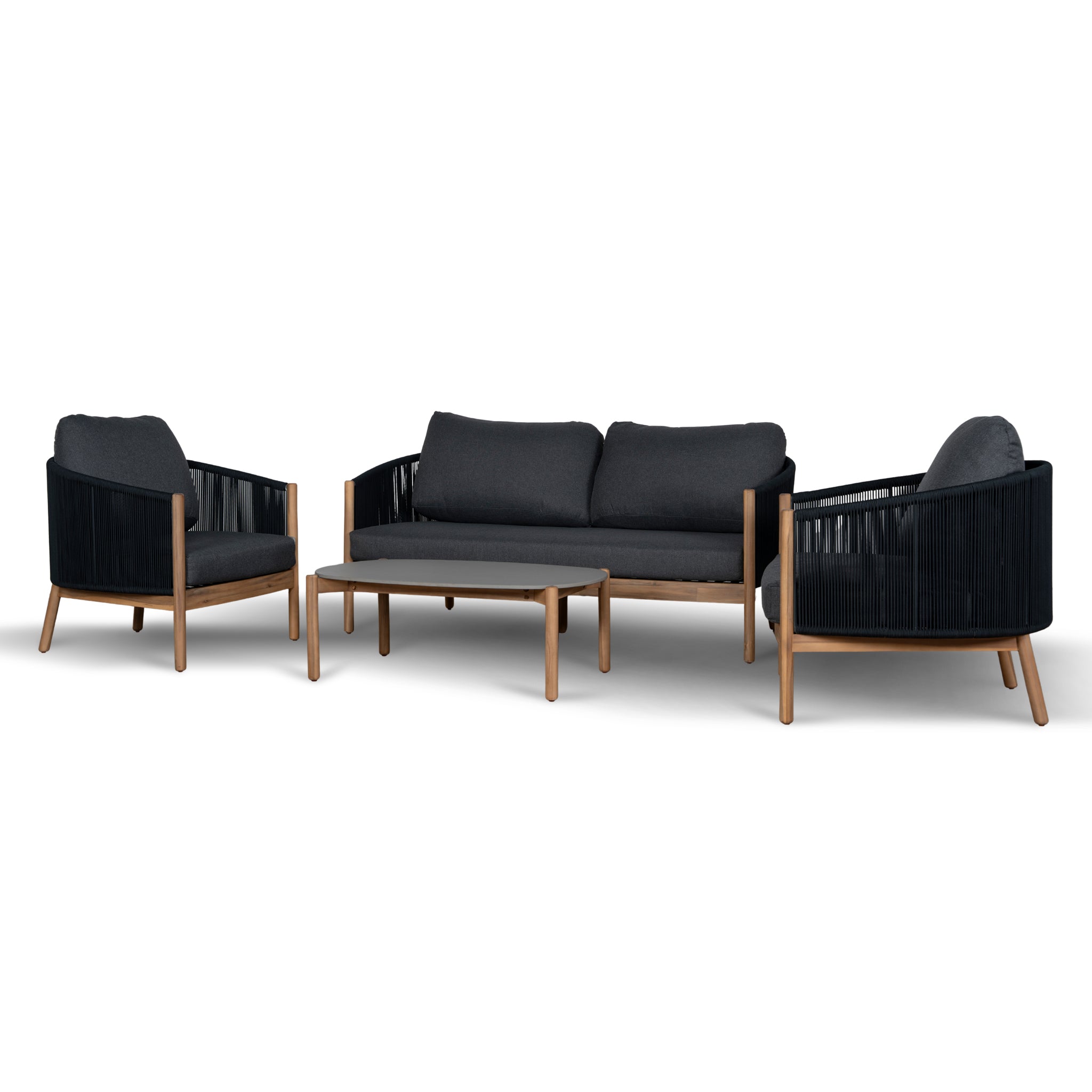 CLS12171-EM 4pcs Outdoor Lounge Set - Anthracite
