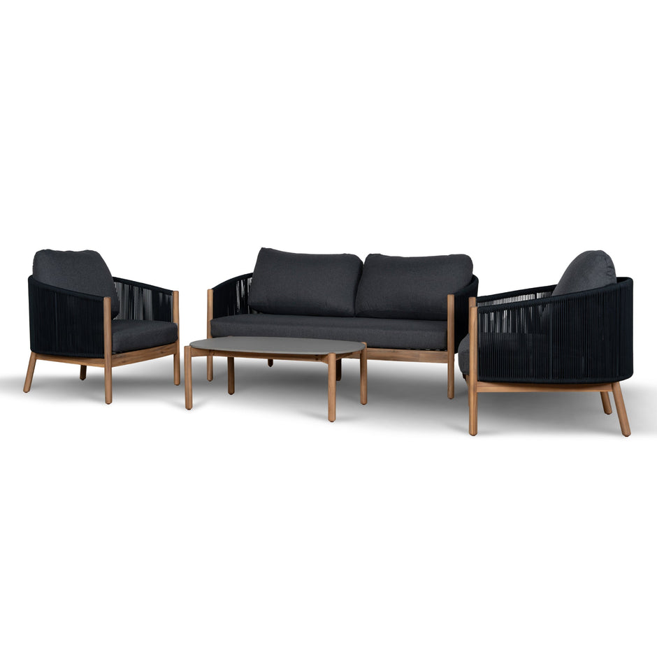 CLS12171-EM 4pcs Outdoor Lounge Set - Anthracite