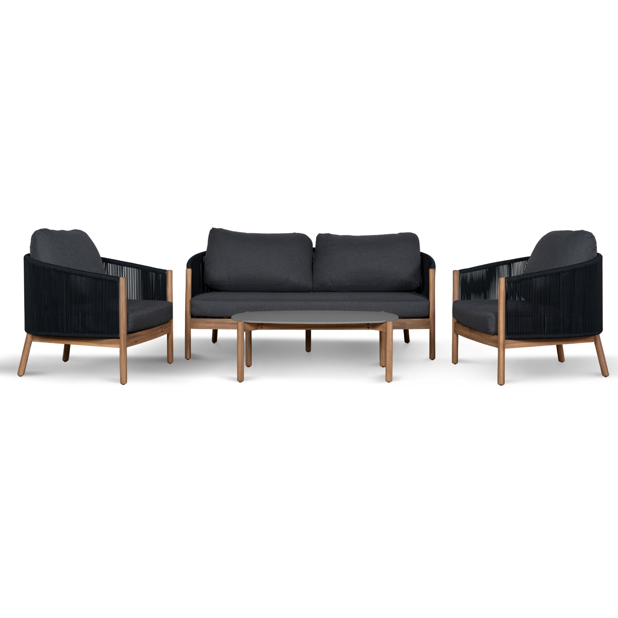 CLS12171-EM 4pcs Outdoor Lounge Set - Anthracite