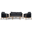 CLS12171-EM 4pcs Outdoor Lounge Set - Anthracite