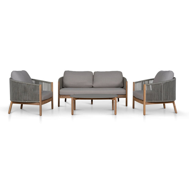 CLS12172-EM 4pcs Outdoor Lounge Set - Light Brown