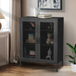 Levede Storage Cabinet Steel Kitchen Black-2006733266635329542