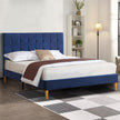 Levede Bed Frame Queen Size Mattress Blue-2006733223769542662